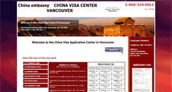 Desktop Screenshot of chinavisavancouver.com